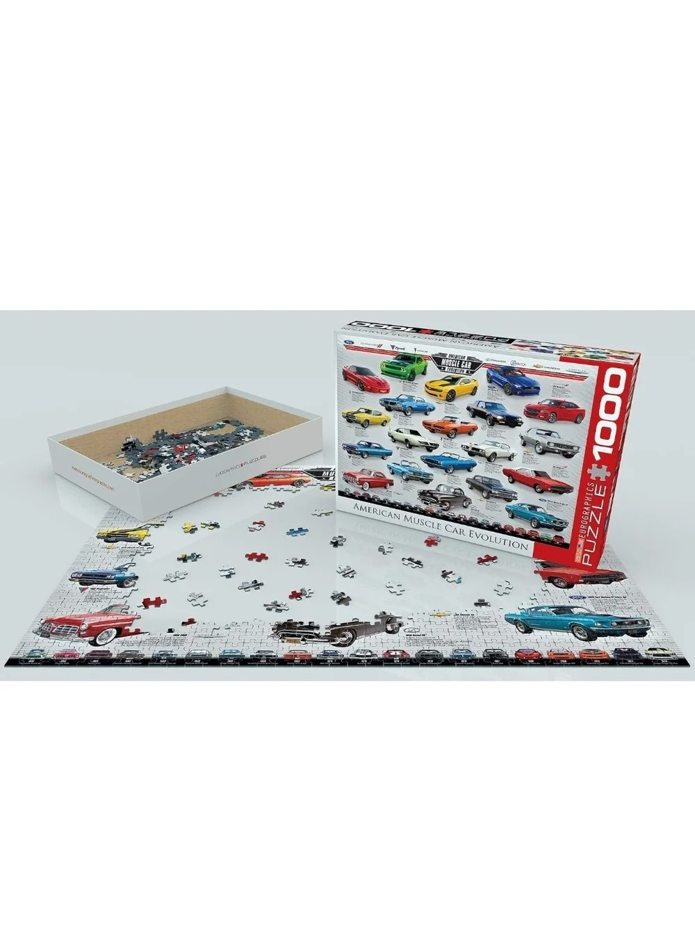 EuroGraphics Muscle Car Evolution 1000-Piece Puzzle